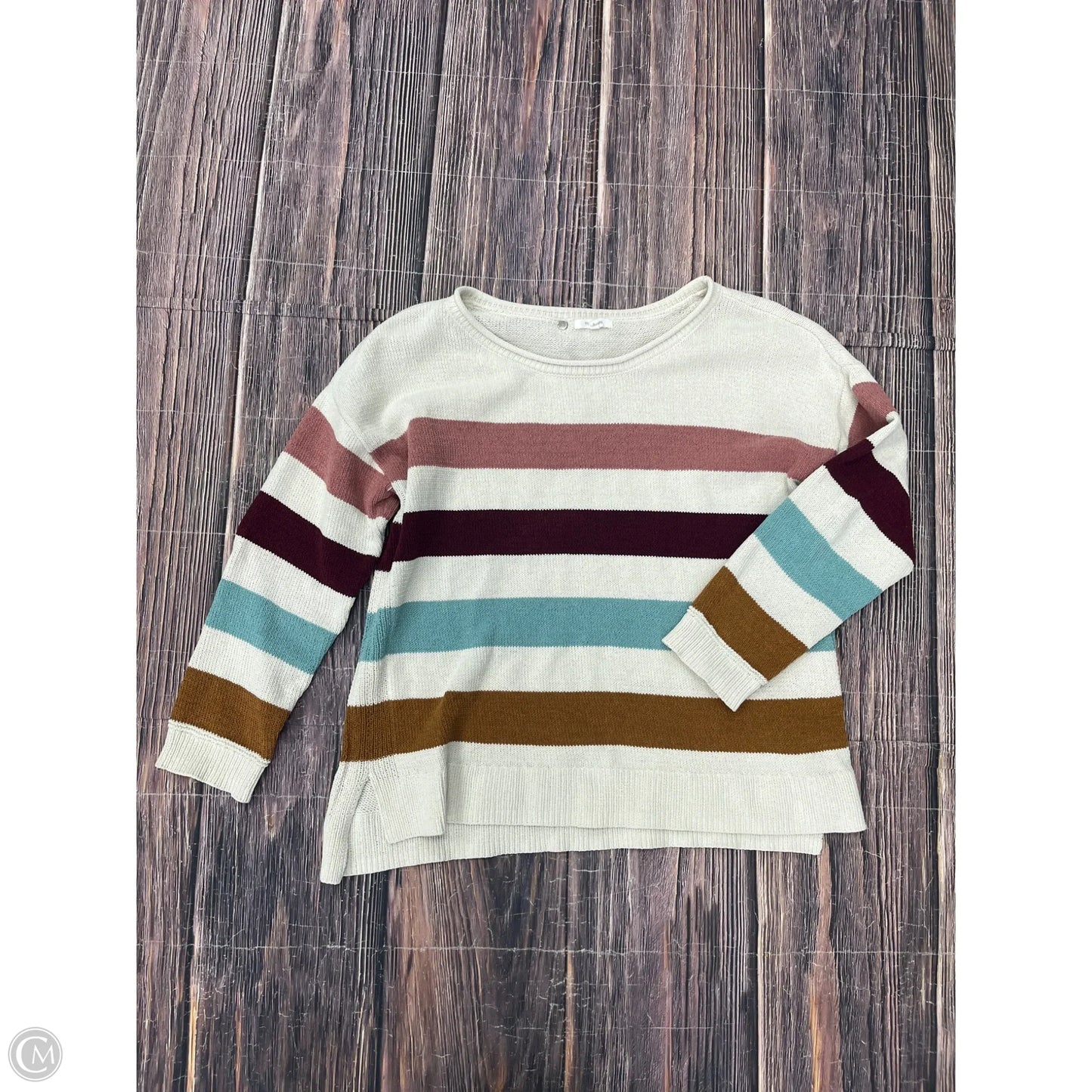 Sweater By Maurices In Cream, Size: L