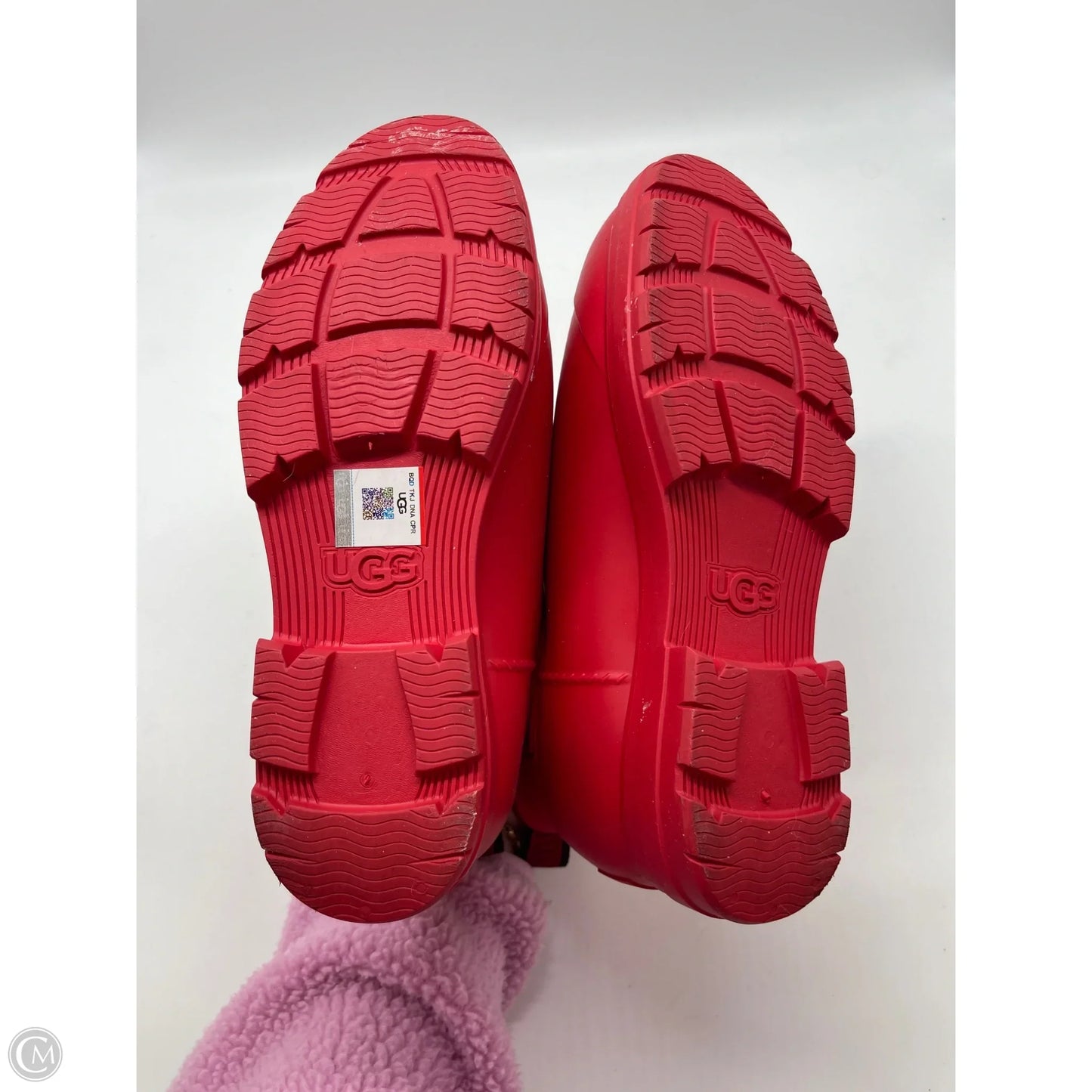 Boots Designer By Ugg In Red, Size: 8