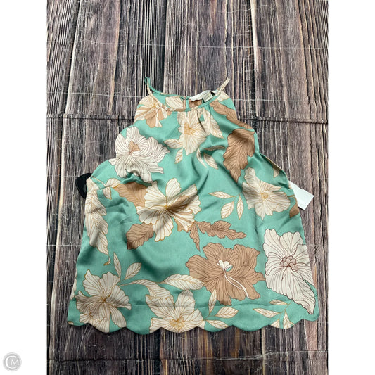 Tank Top By Monteau In Green, Size: S