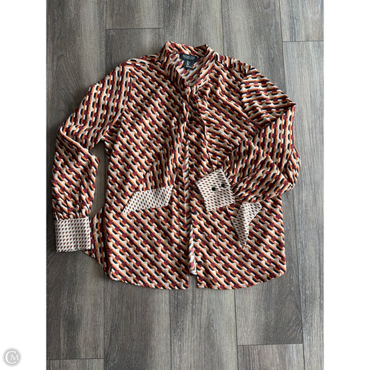 Top Long Sleeve By Rachel Zoe In Red, Size: L