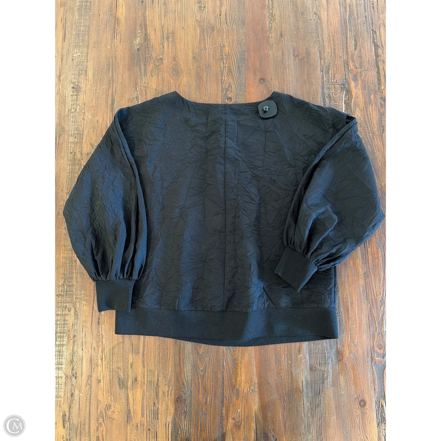 Top Long Sleeve By Prologue In Black, Size: M