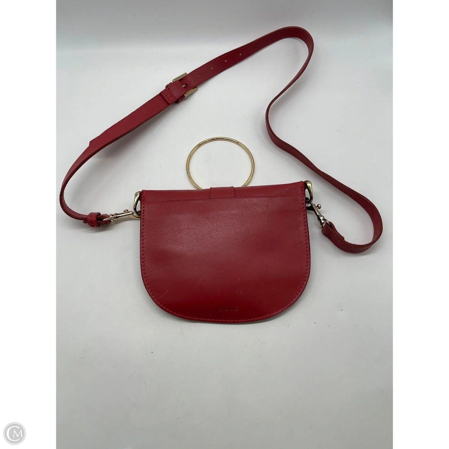 Crossbody Leather By Able, Size: Small