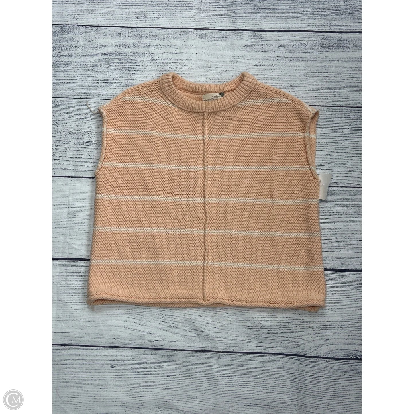 Sweater Short Sleeve By Universal Thread In Peach, Size: Xs