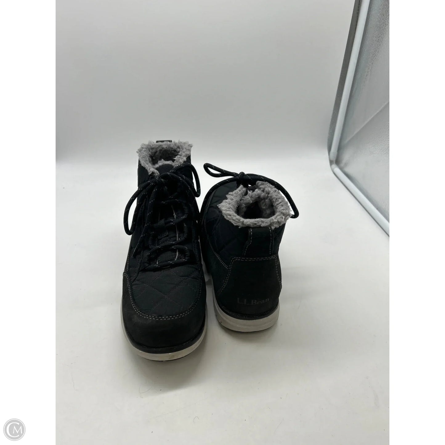 Boots Ankle Flats By L.l. Bean In Black, Size: 10