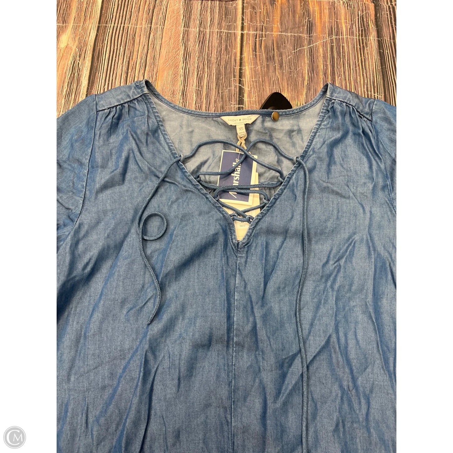 Dress Casual Short By Lucky Brand In Blue, Size: Xs