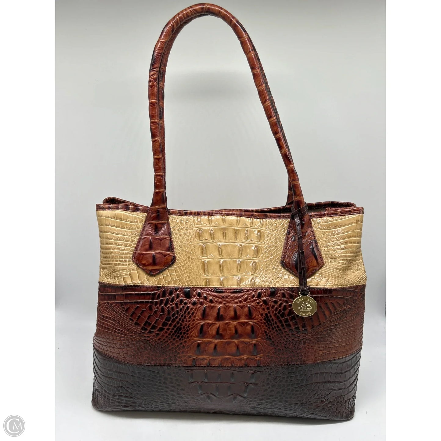 Handbag Designer By Brahmin, Size: Medium