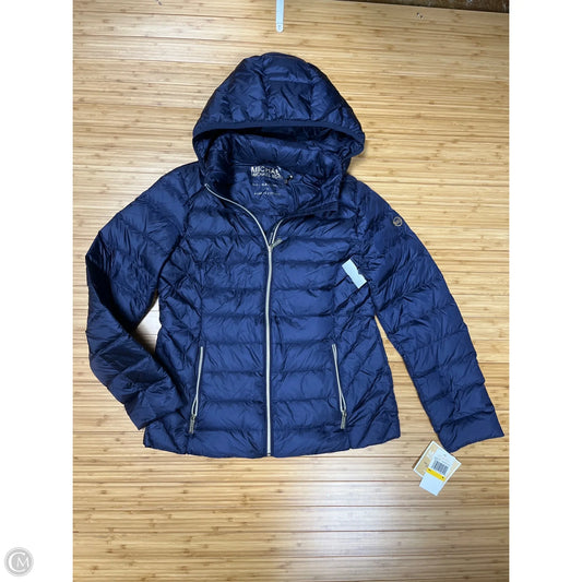 Coat Puffer & Quilted By Michael By Michael Kors In Blue, Size: M