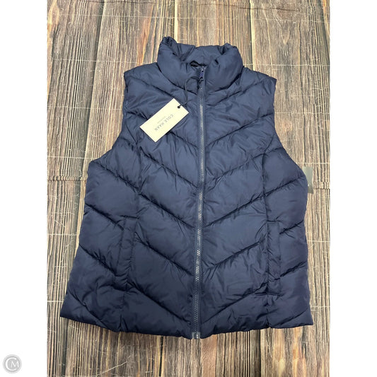 Vest Puffer & Quilted By Cole-haan In Blue, Size: M