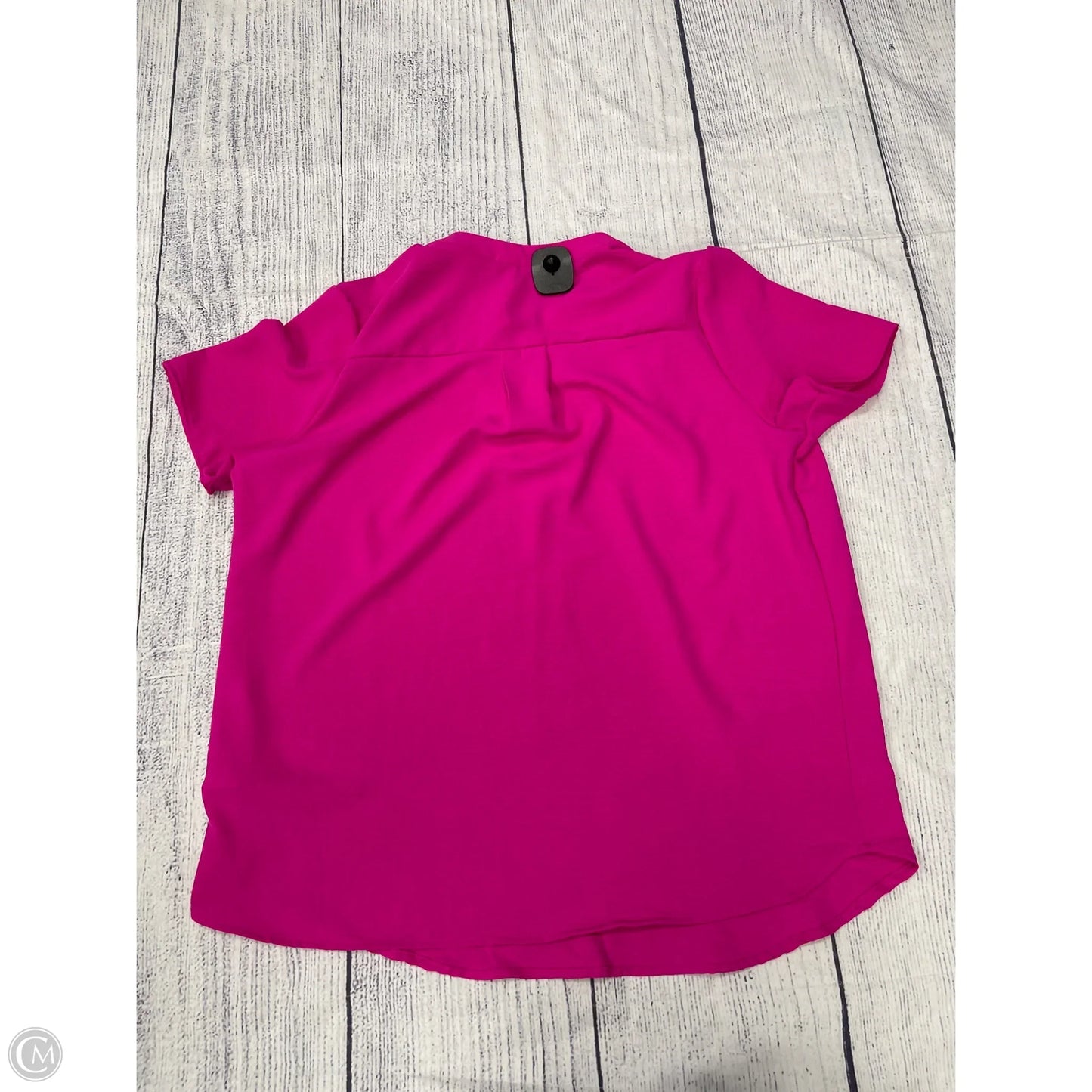 Top Short Sleeve By Entro In Pink, Size: M