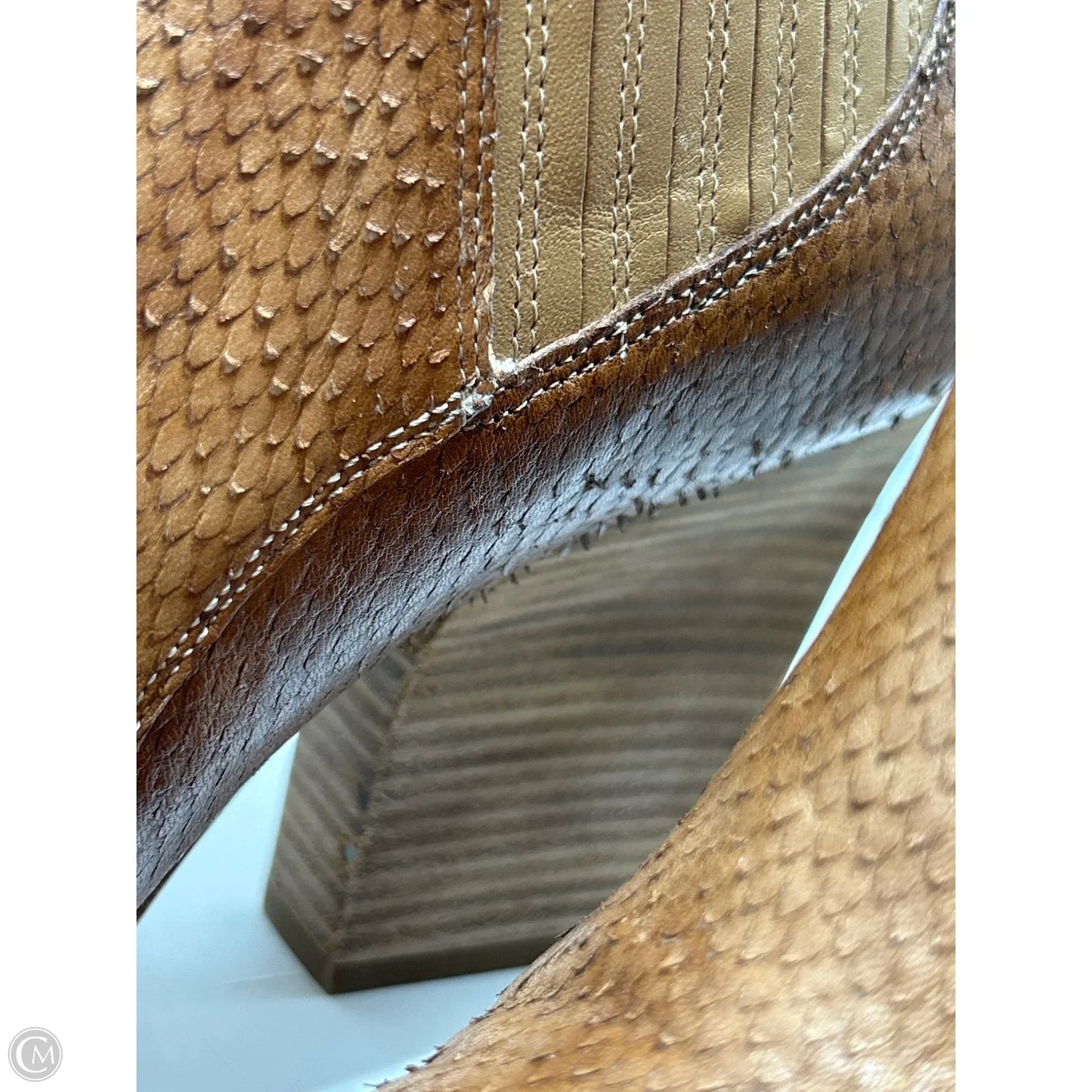 Boots Ankle Heels By Donald Pliner In Brown, Size: 9.5