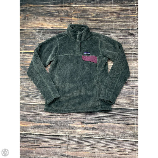 Sweatshirt Collar By Patagonia In Grey, Size: S