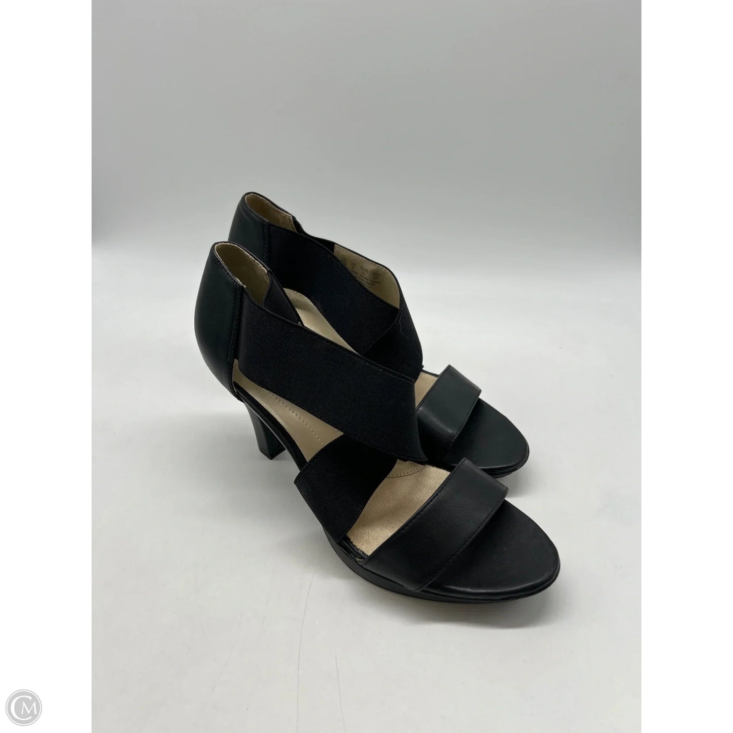 Sandals Heels Stiletto By Naturalizer In Black, Size: 8