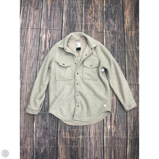Jacket Faux Fur & Sherpa By Vuori In Grey, Size: S