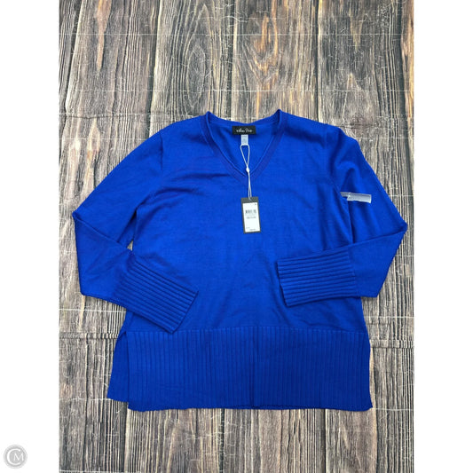 Top Long Sleeve By Melissa Paige In Blue, Size: M