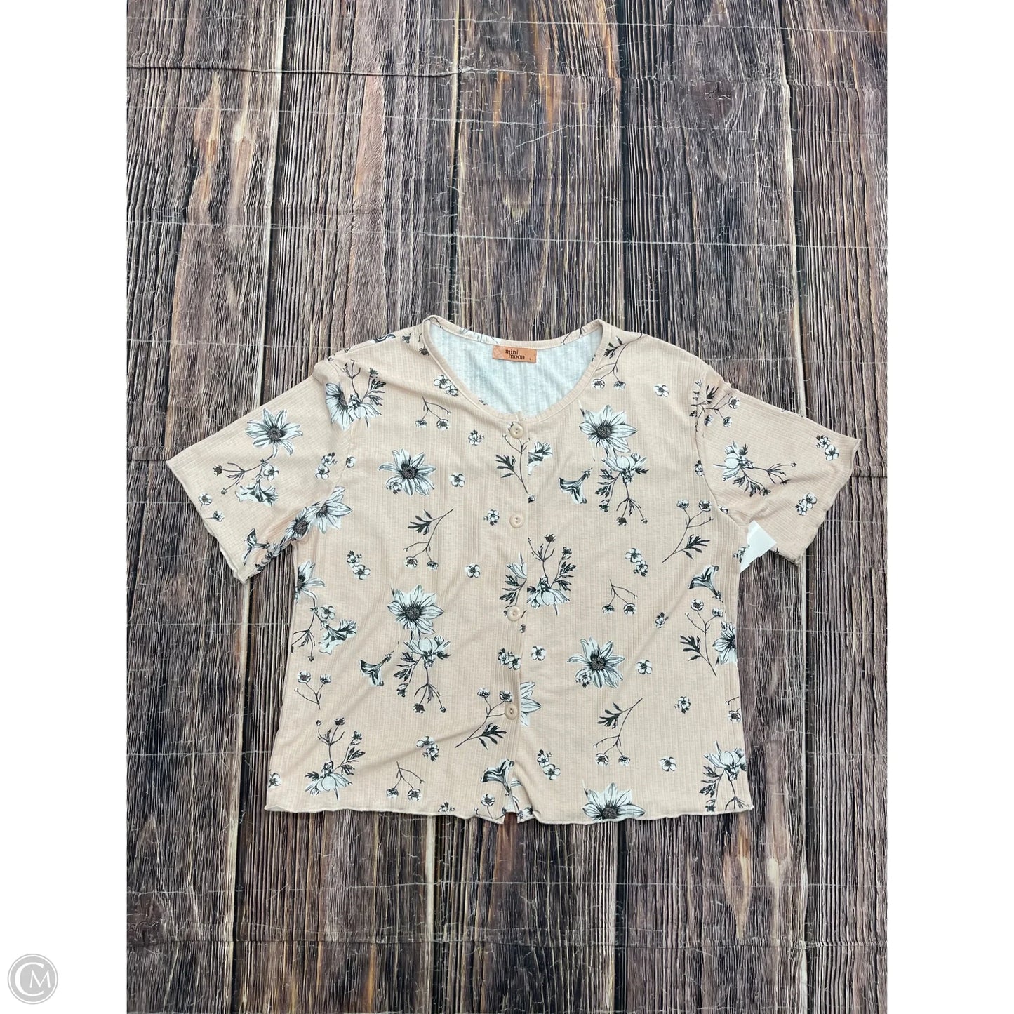 Top Short Sleeve By Clothes Mentor In Pink, Size: L