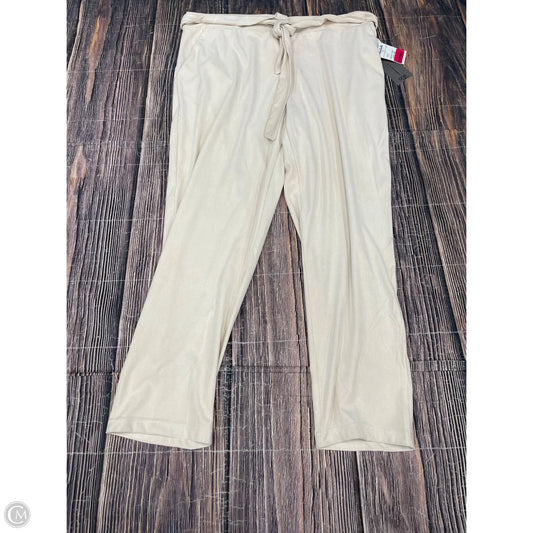 Pants Dress By Clothes Mentor In Cream, Size: Xl