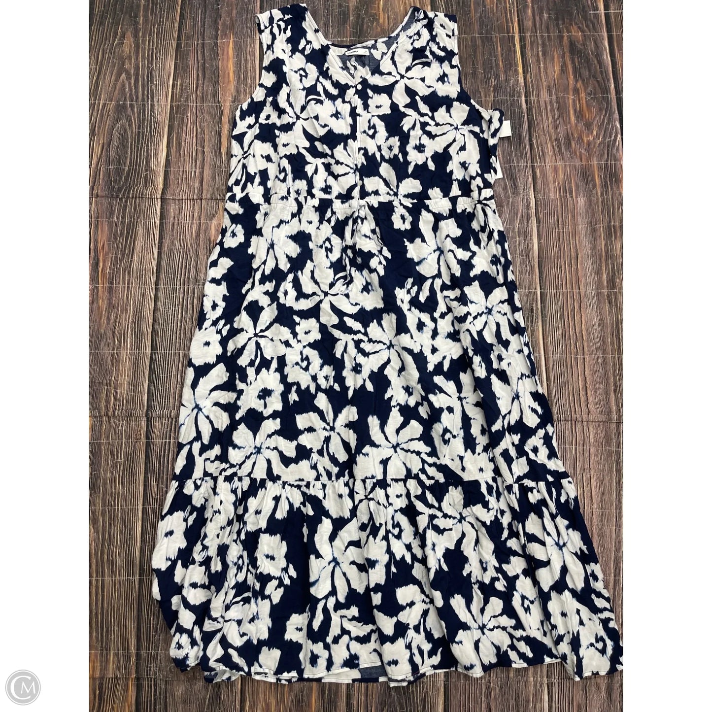 Dress Casual Maxi By Sonoma In Blue, Size: 3x
