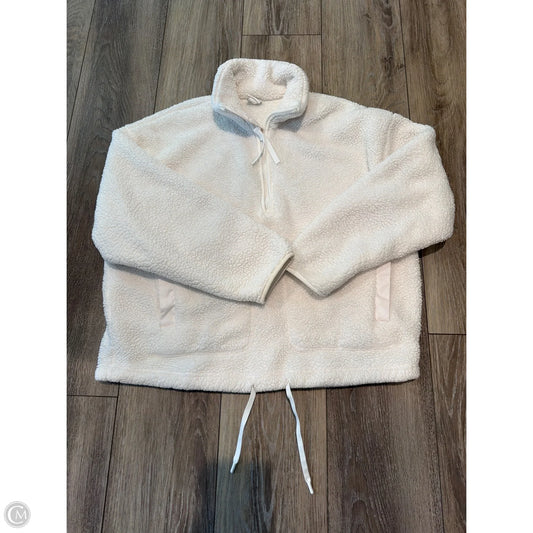 Athletic Jacket By All In Motion In White, Size: M