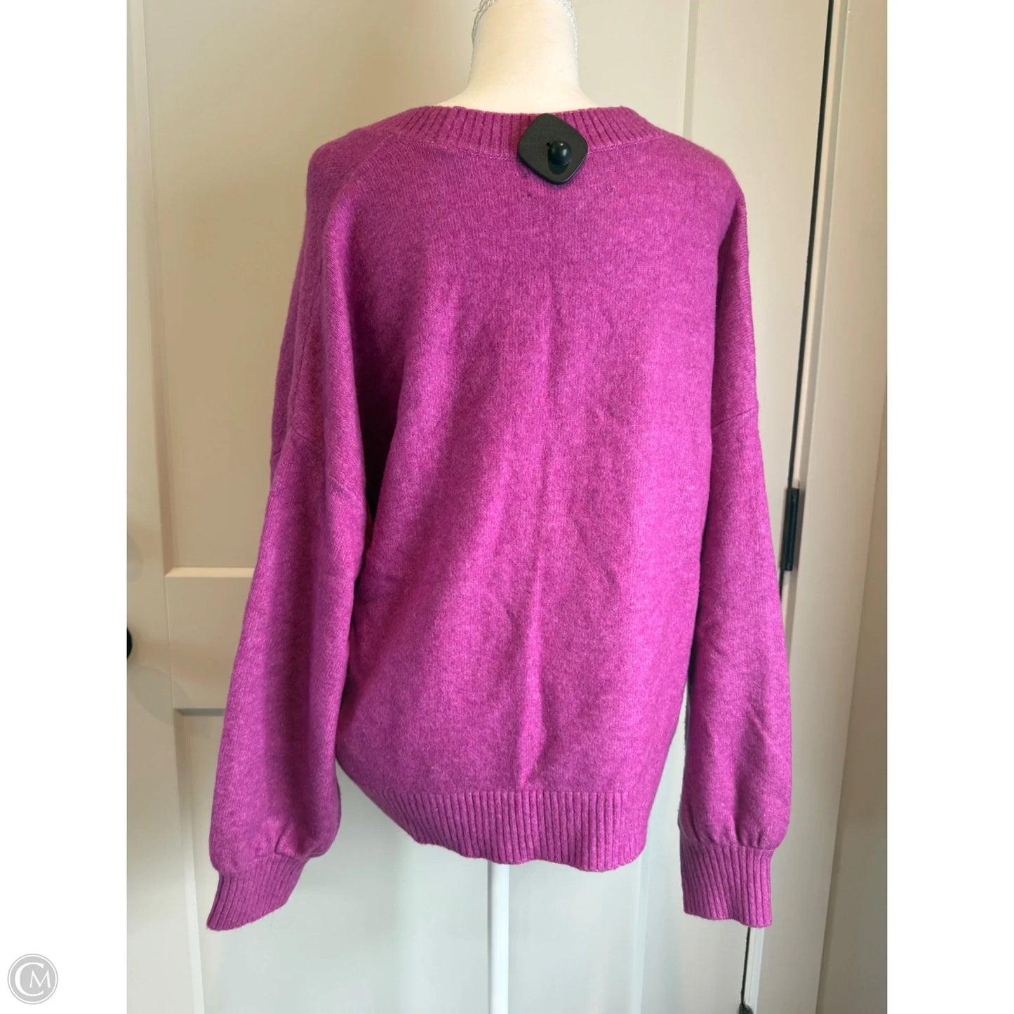 Sweater By Loft In Purple, Size: Xl