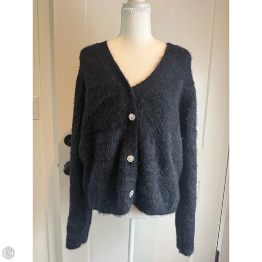 Sweater Cardigan By Marled In Black, Size: Xl