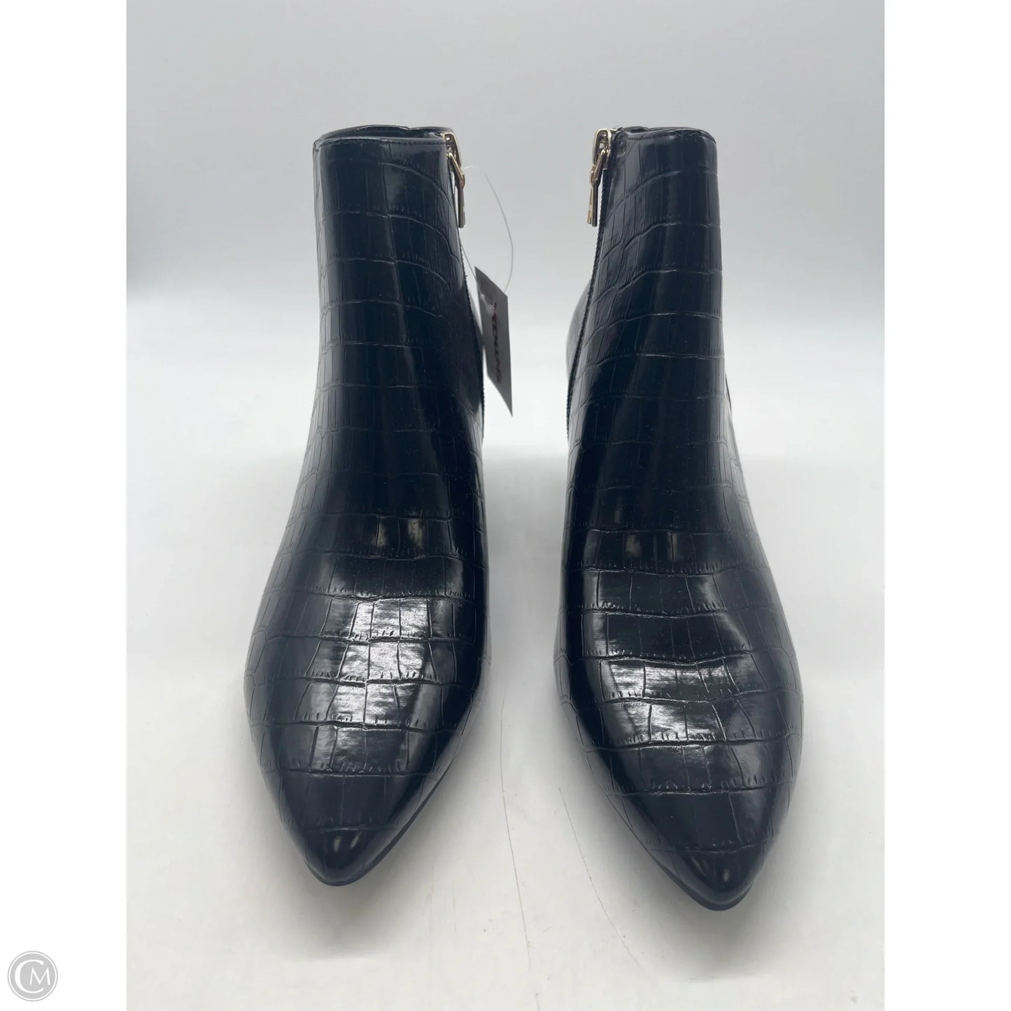 Boots Ankle Heels By Aerosoles In Black, Size: 9