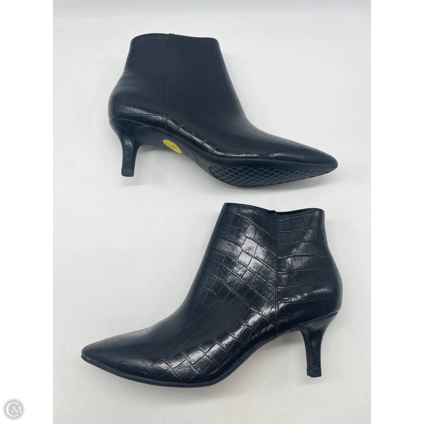 Boots Ankle Heels By Aerosoles In Black, Size: 9