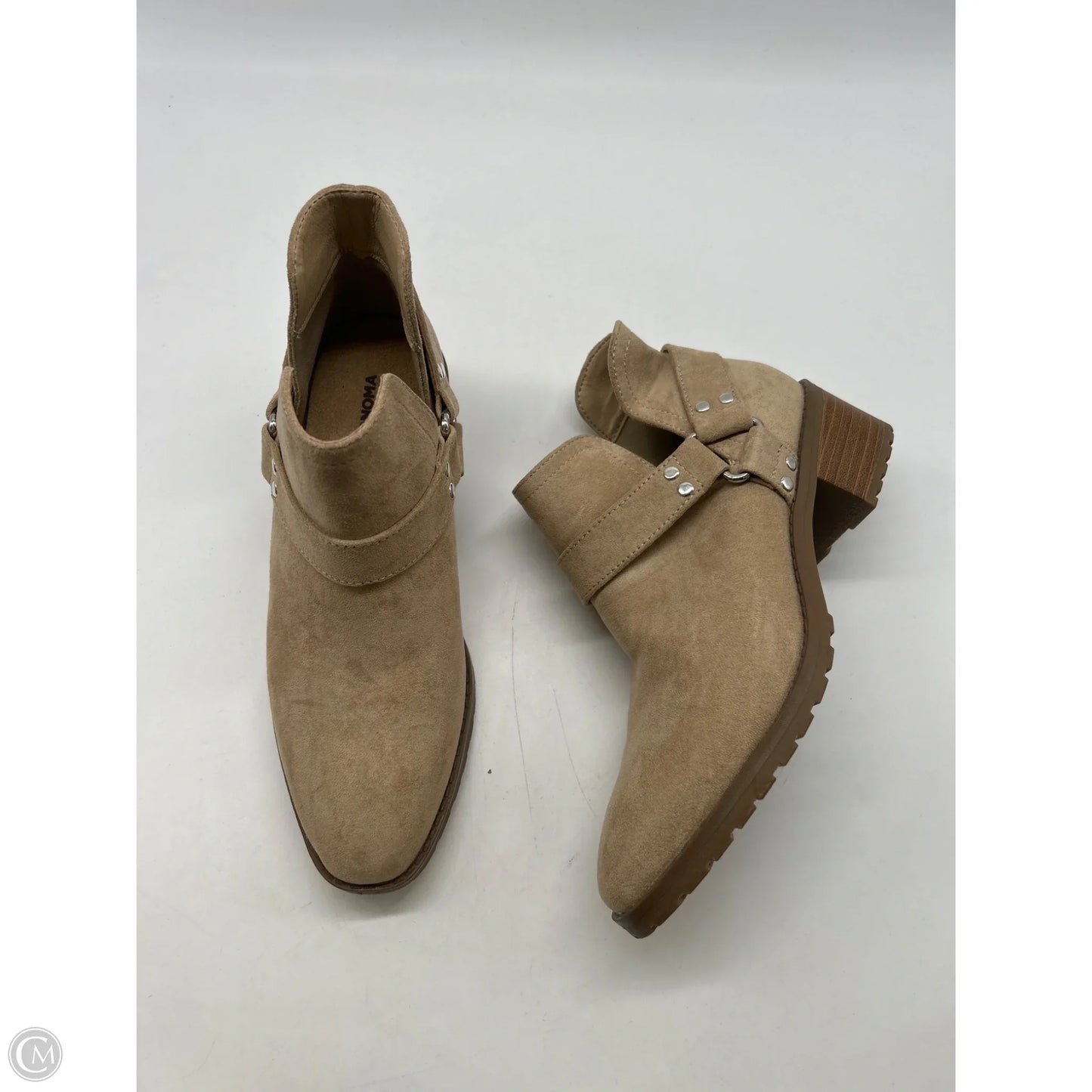 Boots Ankle Heels By Sonoma In Tan, Size: 6