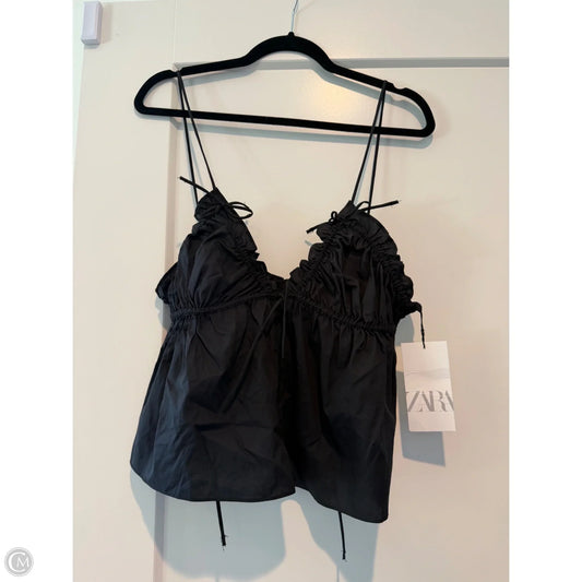 Tank Top By Zara In Black, Size: M