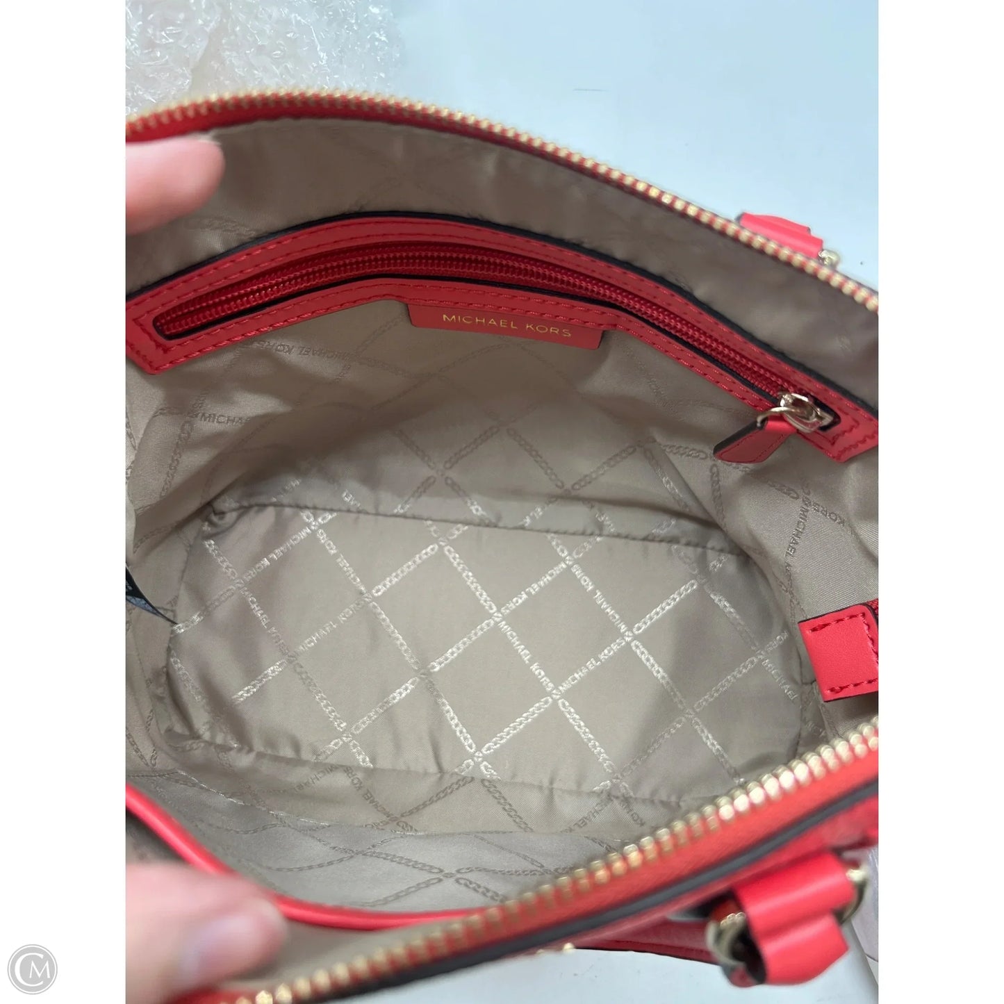 Crossbody Designer By Michael Kors, Size: Medium
