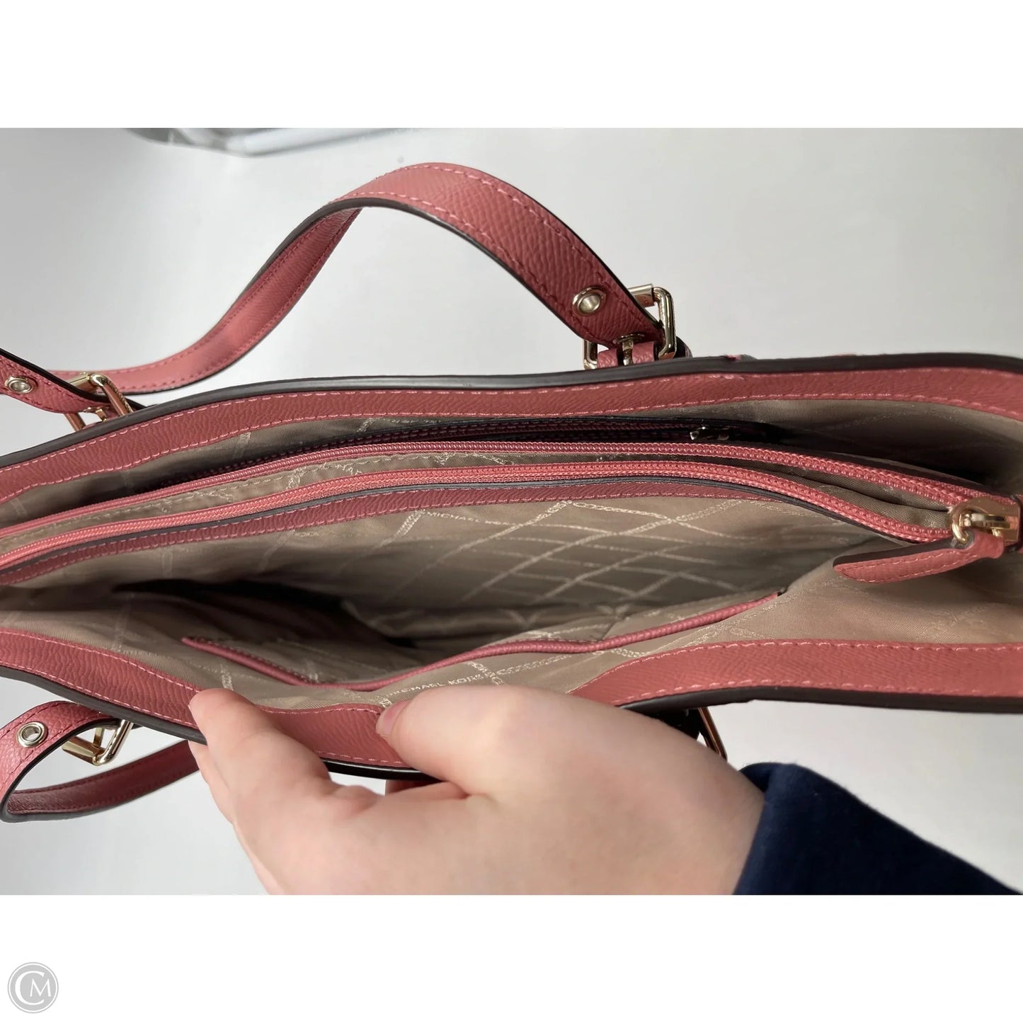Handbag Designer By Michael Kors, Size: Large