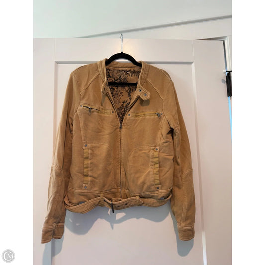Jacket Utility By Free People In Yellow, Size: M