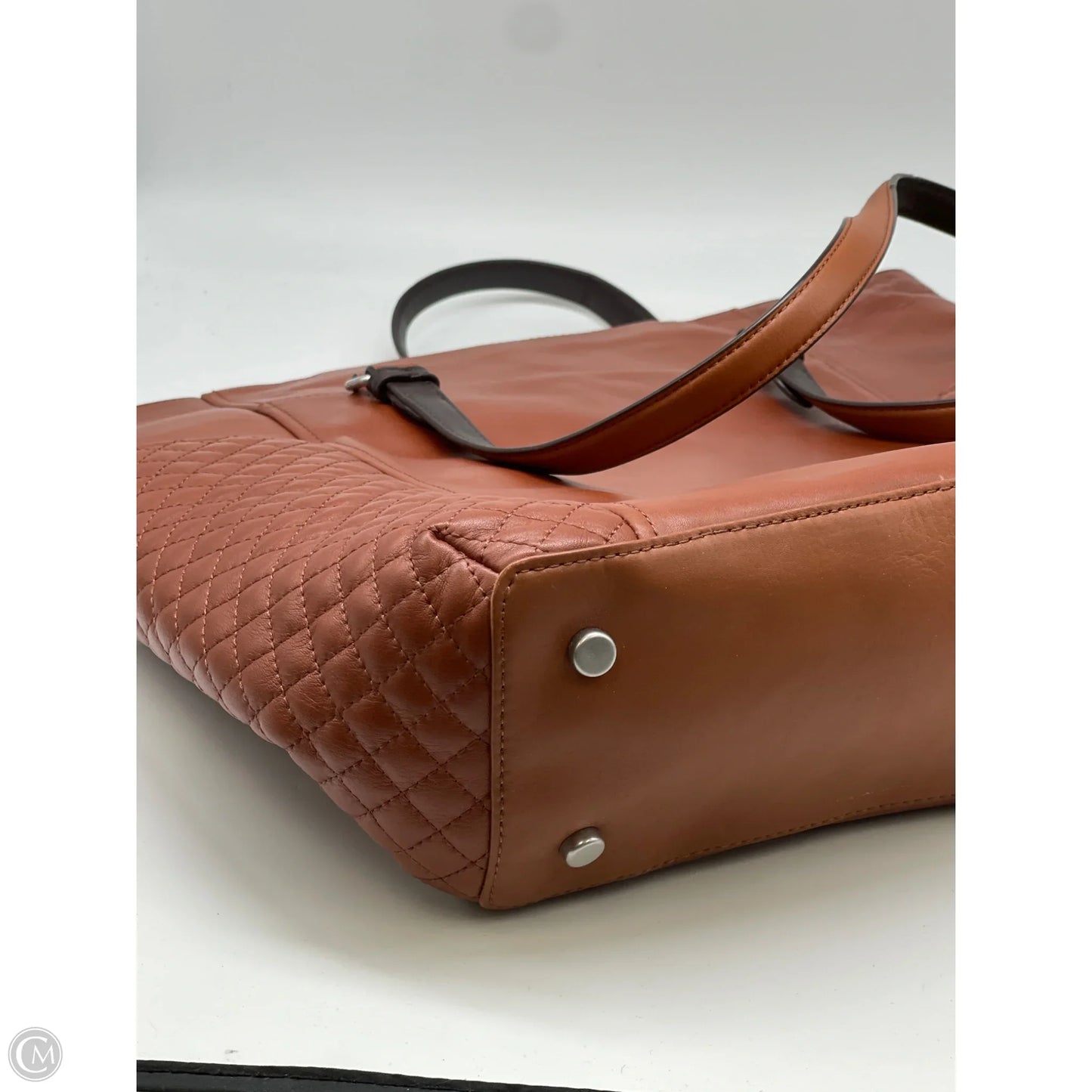 Handbag Leather By Vera Bradley, Size: Large