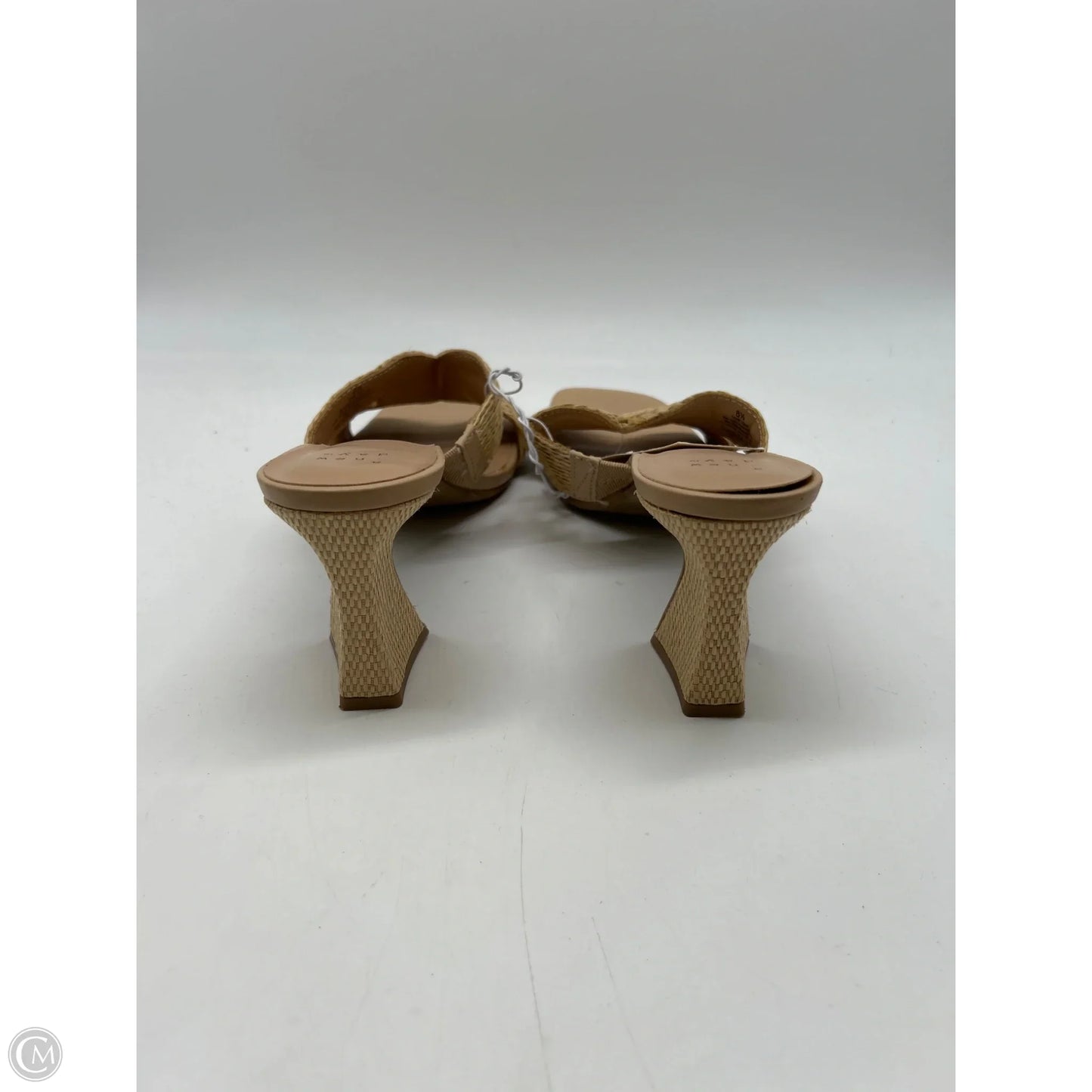 Sandals Heels Block By A New Day In Tan, Size: 8.5