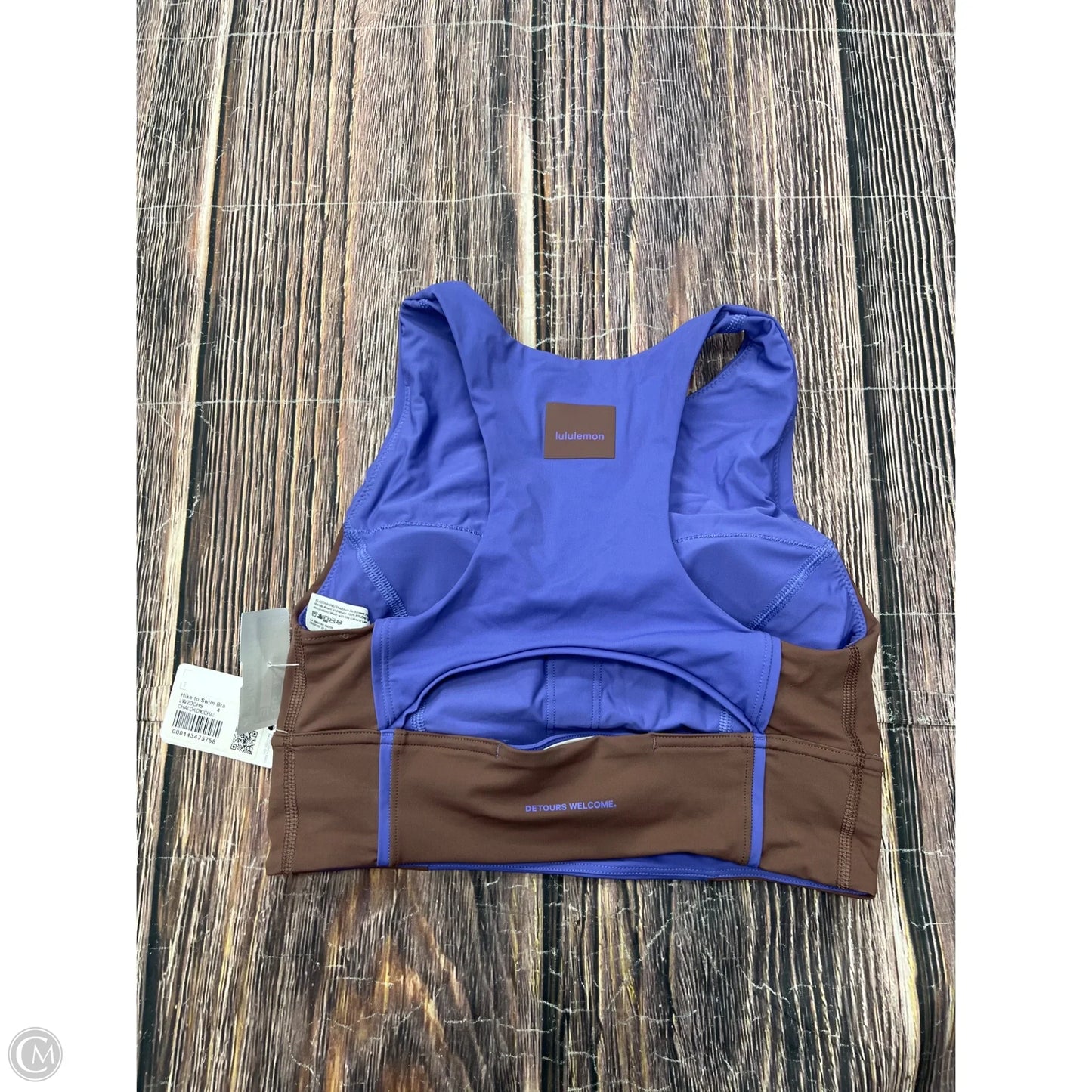 Athletic Bra By Lululemon In Purple, Size: 4