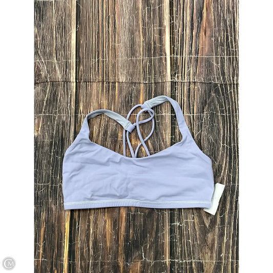 Athletic Bra By Lululemon In Blue, Size: 4