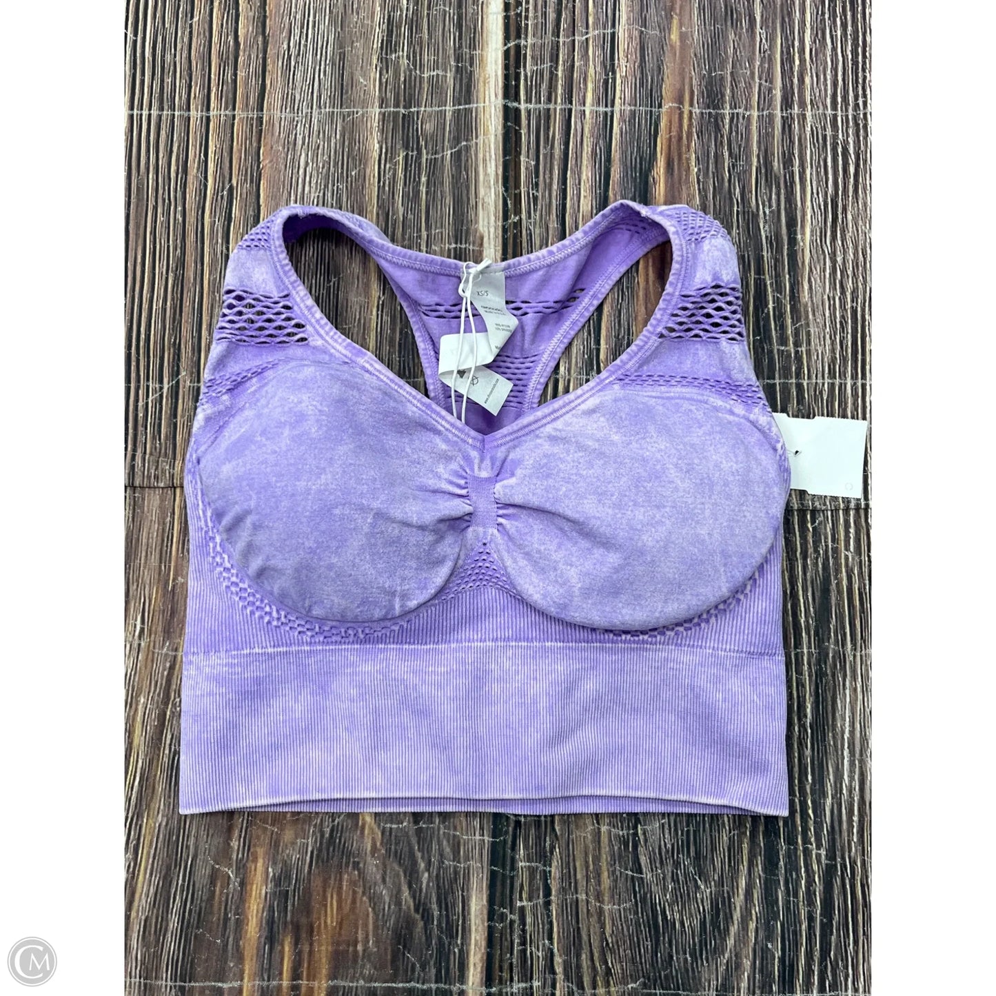 Athletic Bra By Cmc In Purple, Size: Xs