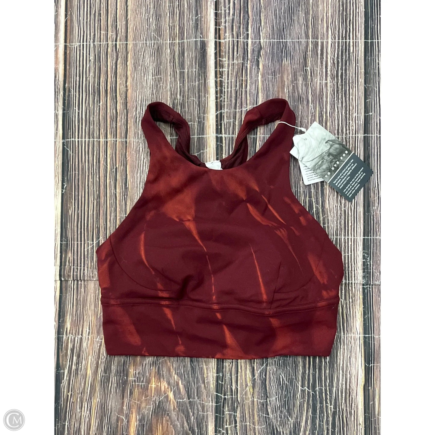 Athletic Bra By Lululemon In Red, Size: 4