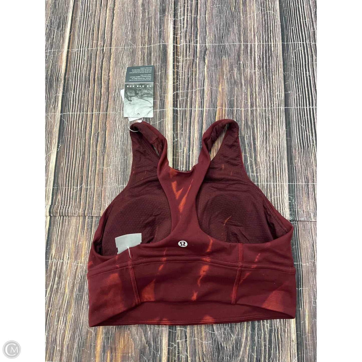 Athletic Bra By Lululemon In Red, Size: 4