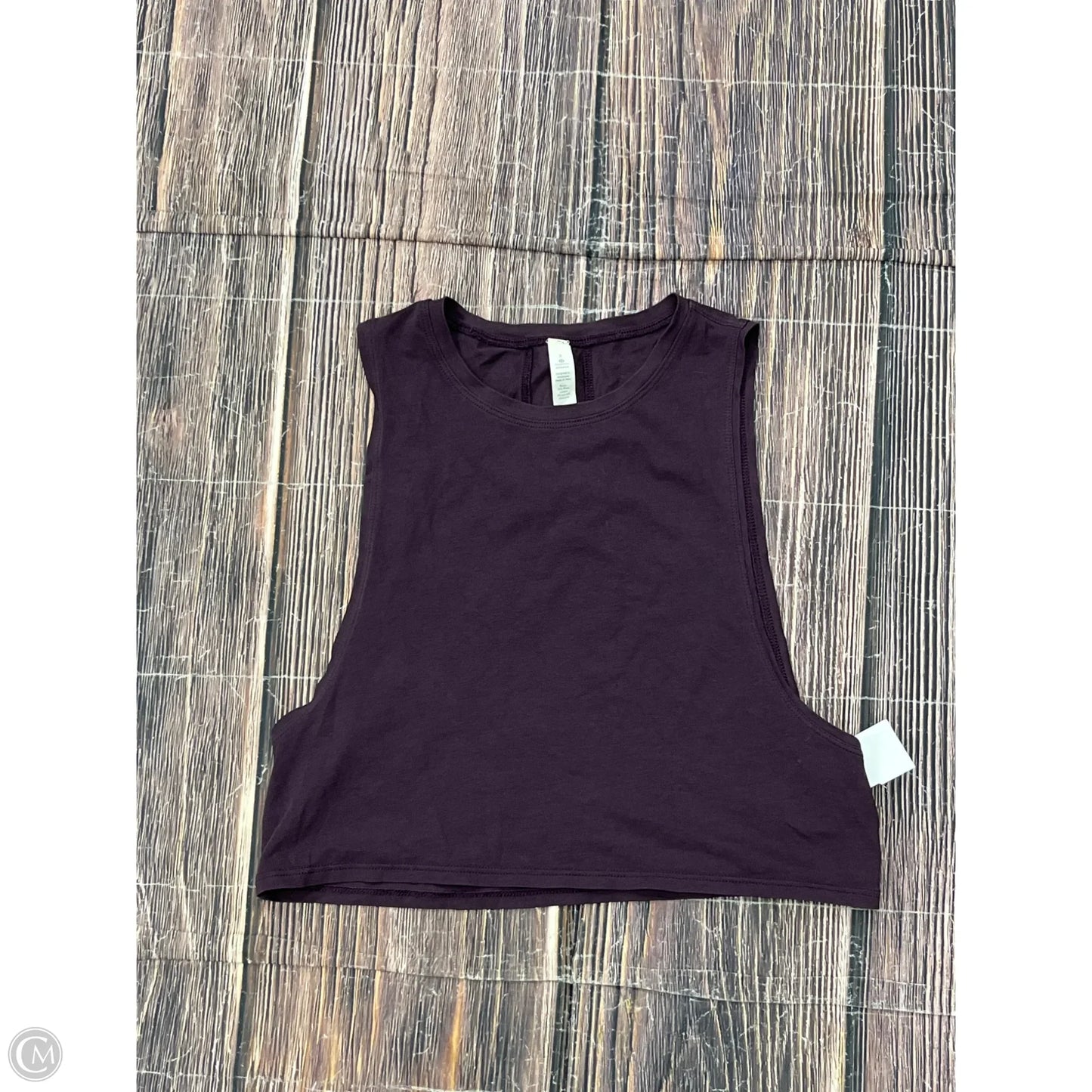 Athletic Tank Top By Lululemon In Purple, Size: 2