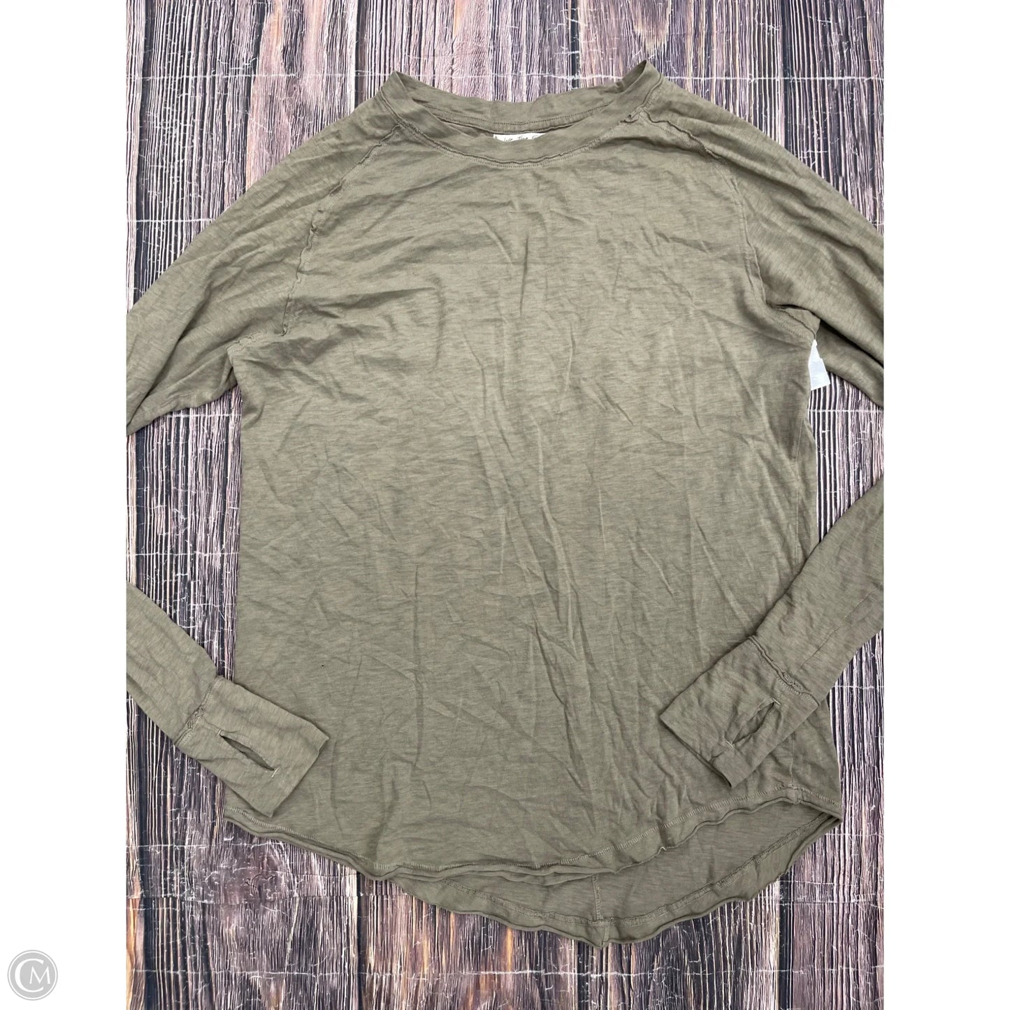 Top Long Sleeve By We The Free In Green, Size: S