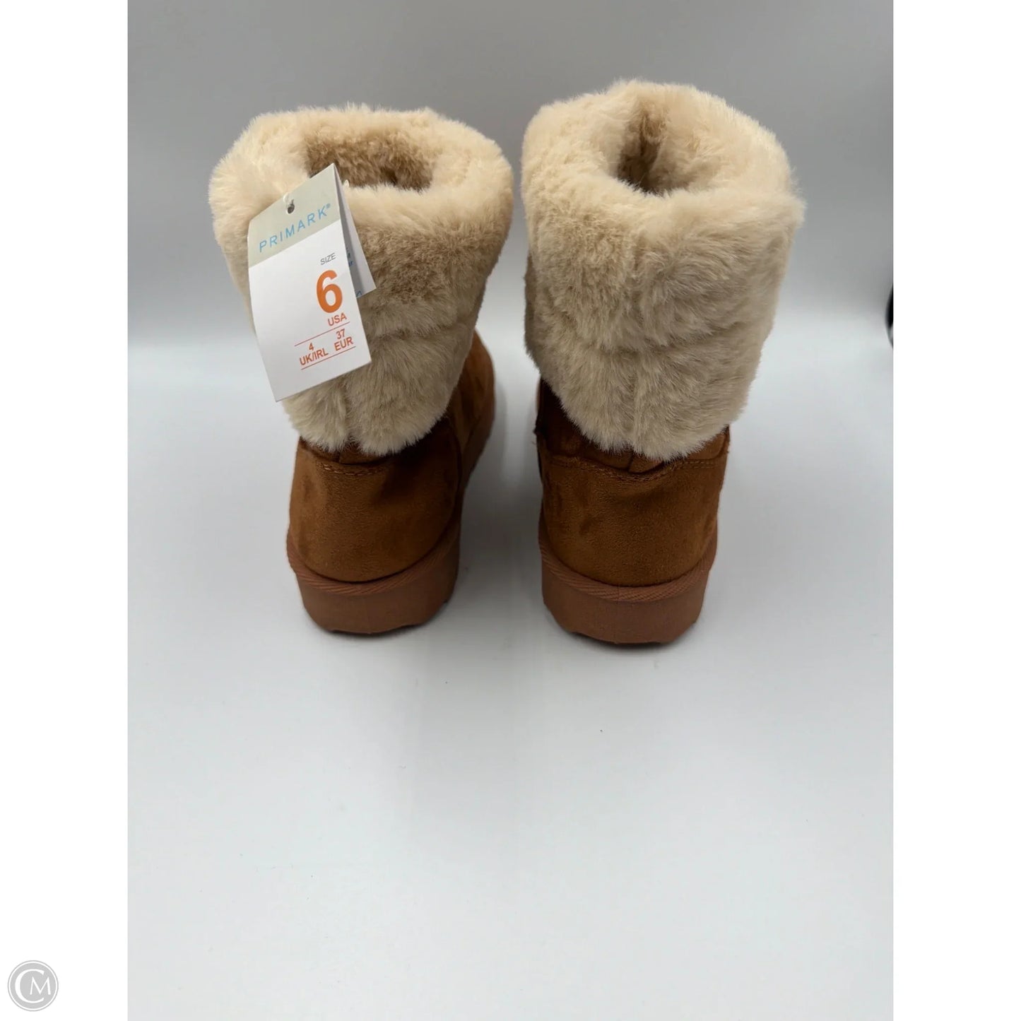 Boots Ankle Flats By Primark In Brown, Size: 6