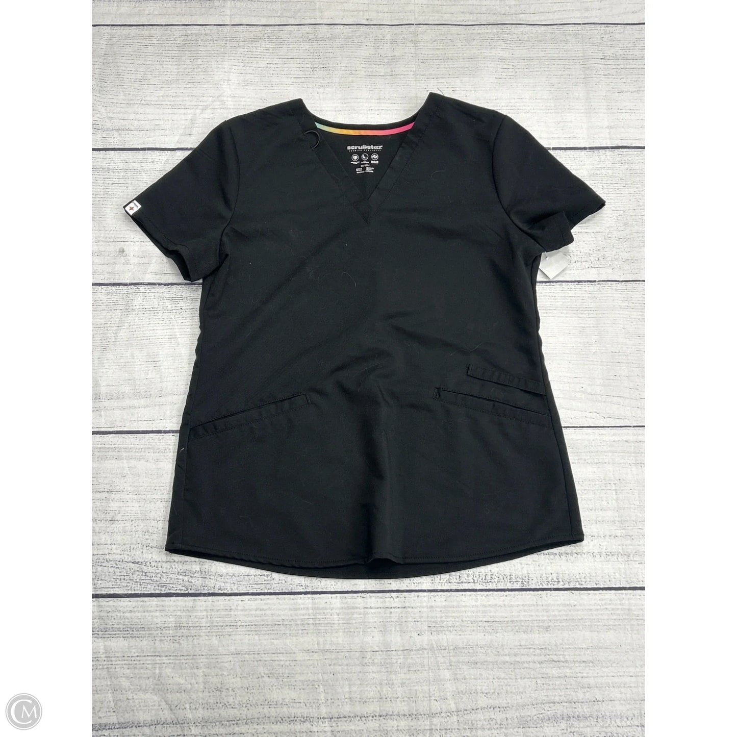 Top Short Sleeve By Clothes Mentor In Black, Size: Xs