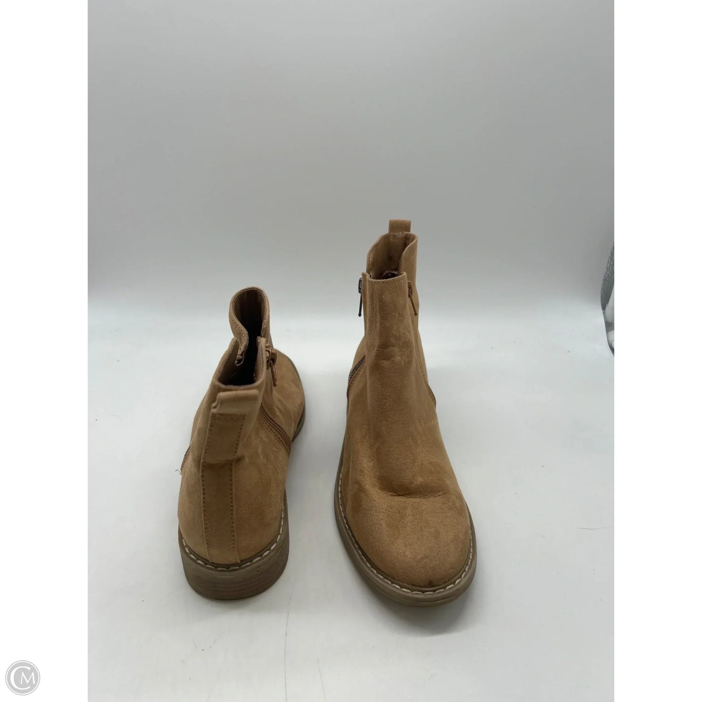 Boots Ankle Flats By Universal Thread In Brown, Size: 6.5