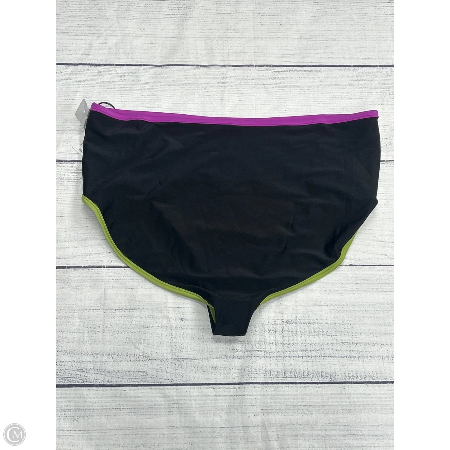 Swimsuit Bottom By Shade & Shore In Black, Size: 2x