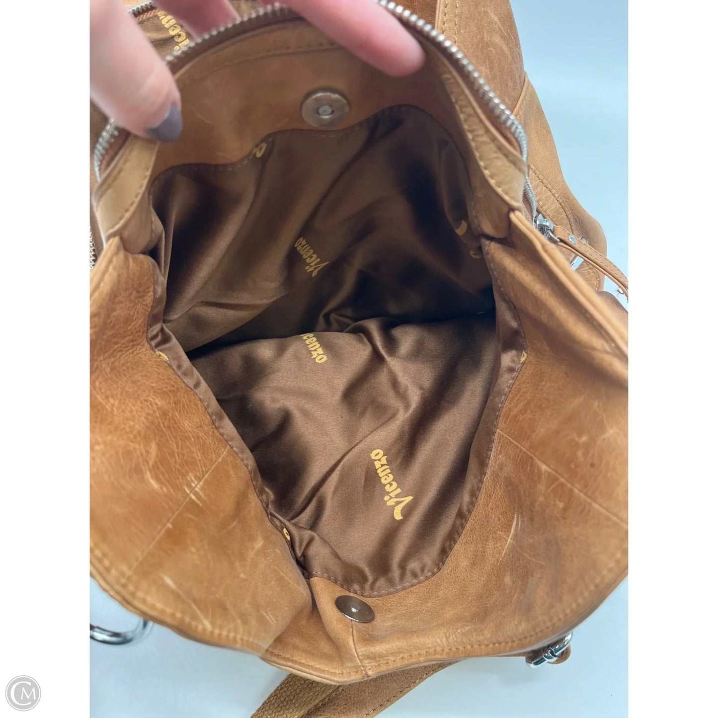 Crossbody Leather By Cmc, Size: Medium