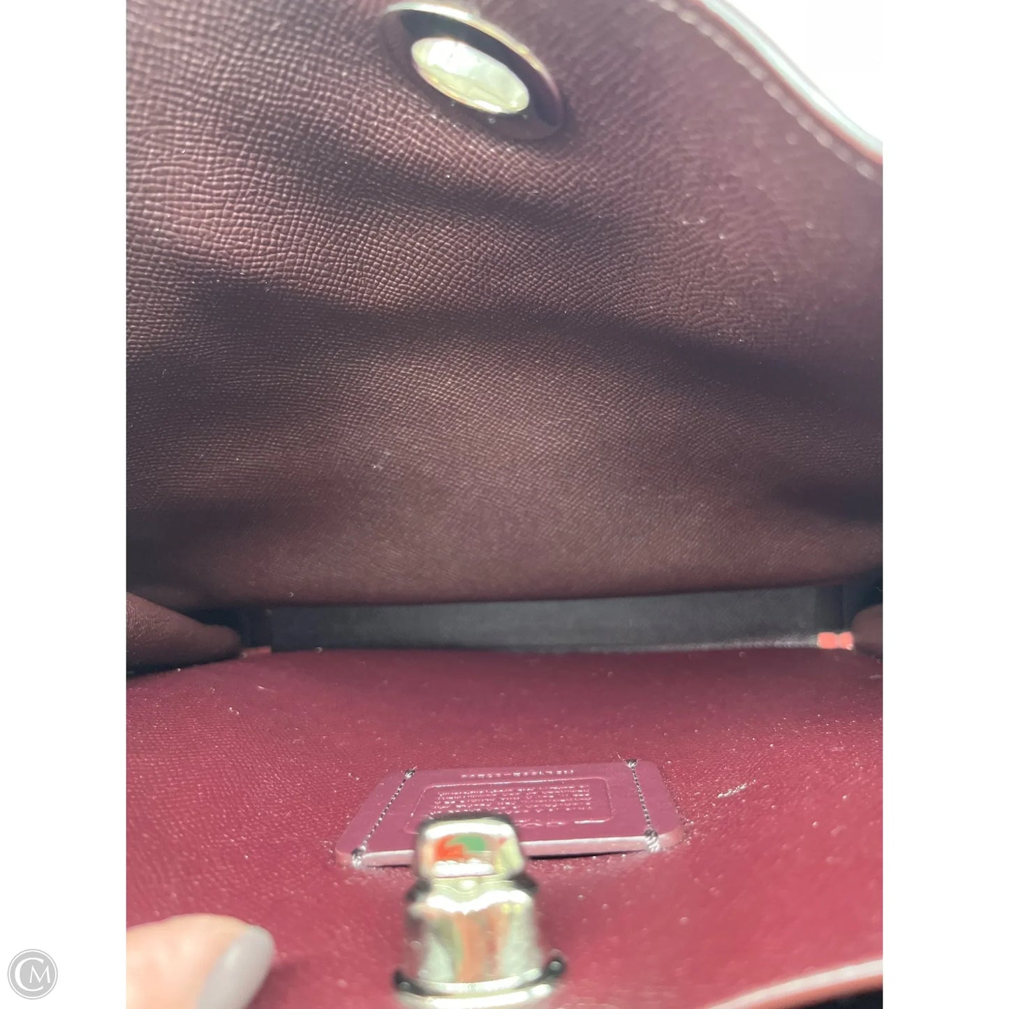Handbag Designer By Coach, Size: Medium