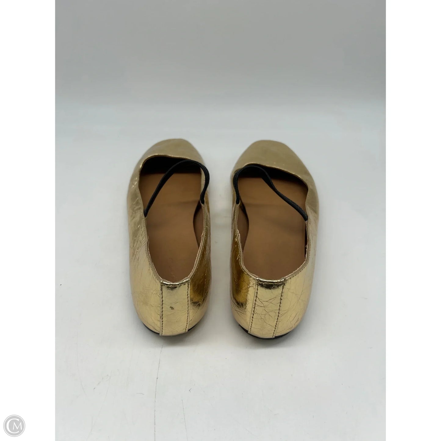 Shoes Flats By Madewell In Gold, Size: 8