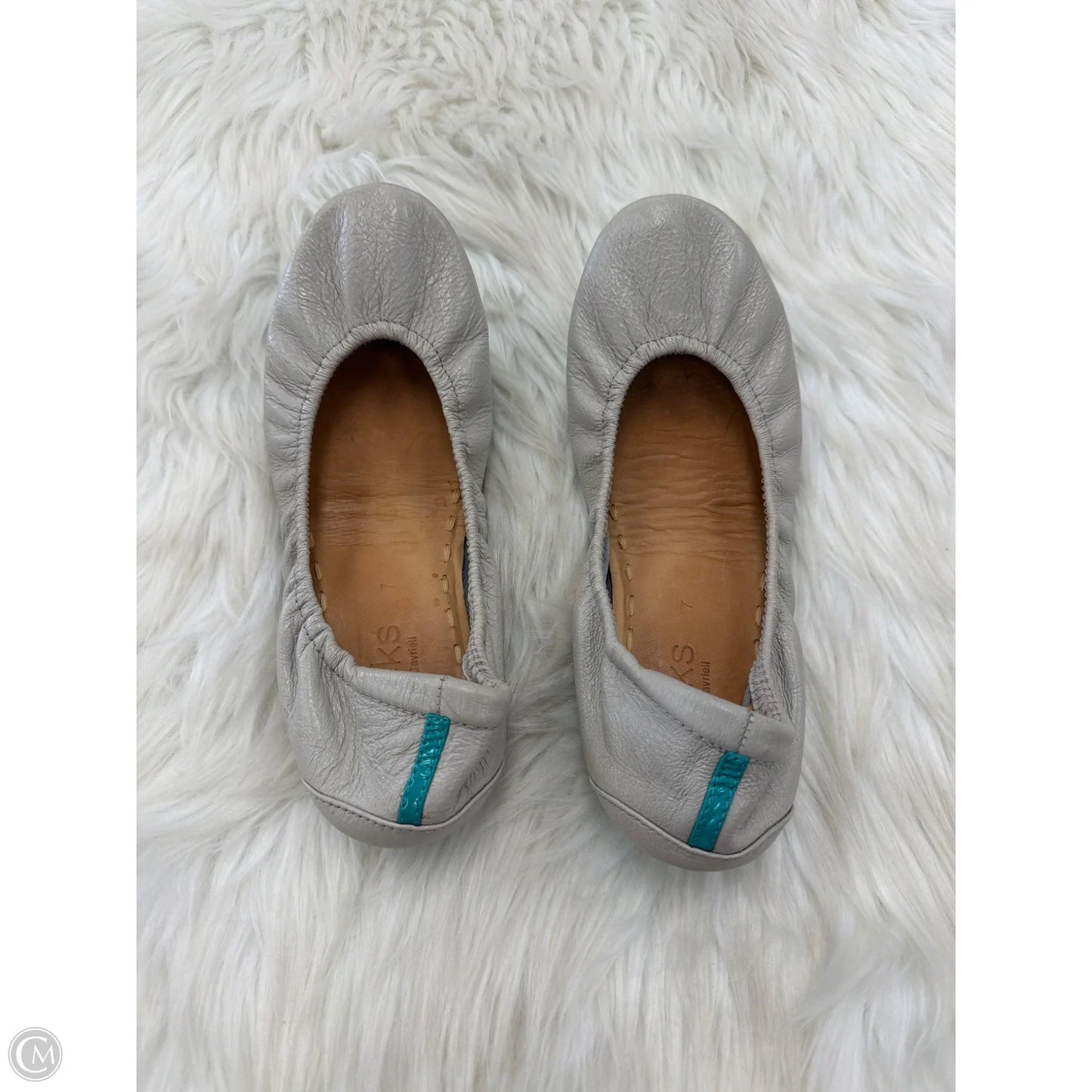 Shoes Flats By Tieks In Grey, Size: 7