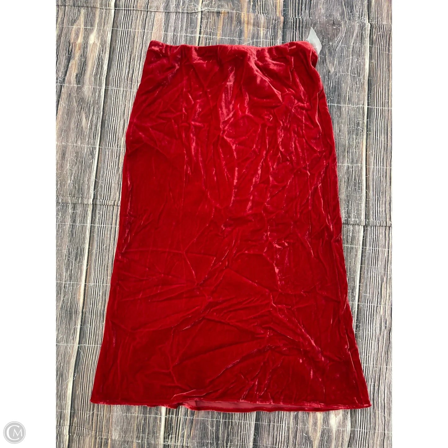 Skirt Maxi By Anthropologie In Red, Size: M