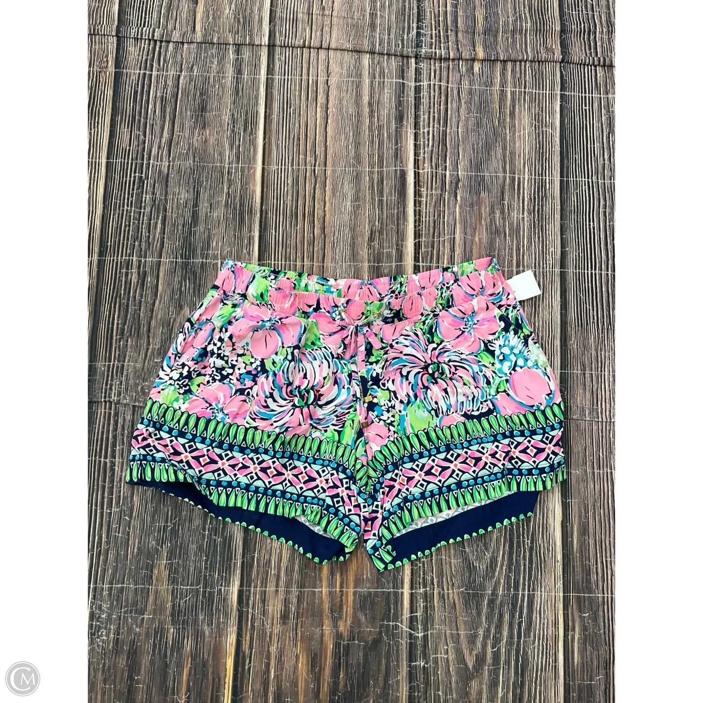Shorts Designer By Lilly Pulitzer In Blue & Pink, Size: S